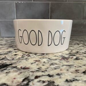 🐶 Rae Dunn Ceramic Dog Bowl 🐶- EUC